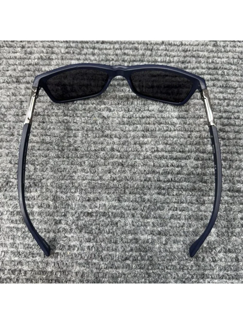 Hugo Boss 0704 P/S V89 Polarized Sunglasses Blue Ruthenium Gray Lens 57 17 145
